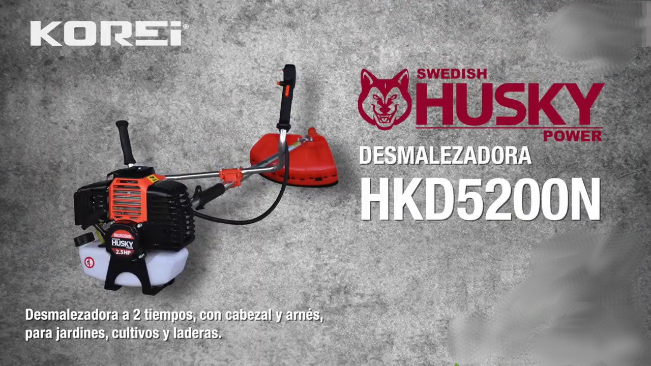 Las mejores desbrozadoras Husky